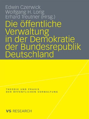 cover image of Die öffentliche Verwaltung in der Demokratie der Bundesrepublik Deutschland